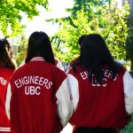 UBC Engineers walk on campus at UBC Okanagan