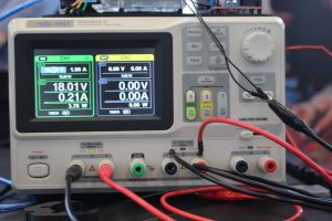 the monitor containing readings of the tremor